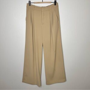 GAP Women's Petite Pleated Wide Leg Trousers